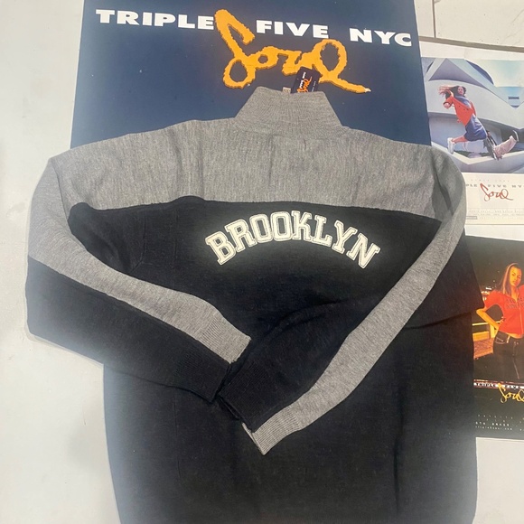 TRIPLE FIVE SOUL Vintage Sweater Top SZ XL - Picture 5 of 14